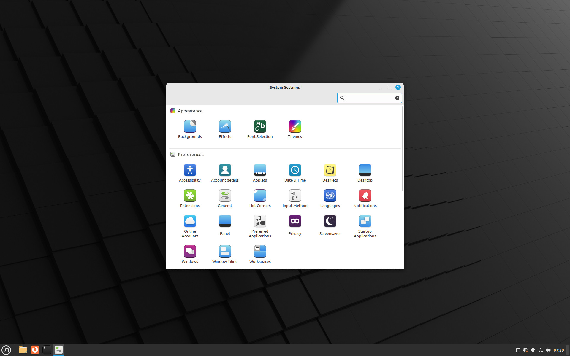 Systemeinstellungen unter Ubuntu Linux